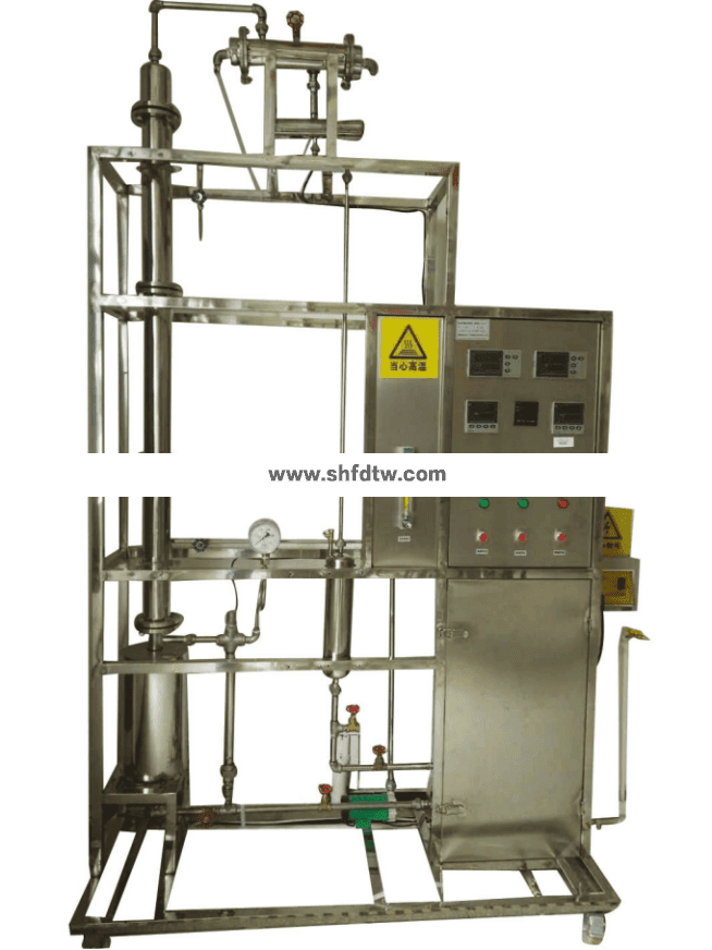 甘肅農業大學-TW-HY121填料塔精餾實驗裝置、TW-YH116液-液換熱綜合實驗裝置、TW-HY101雷諾實驗裝置